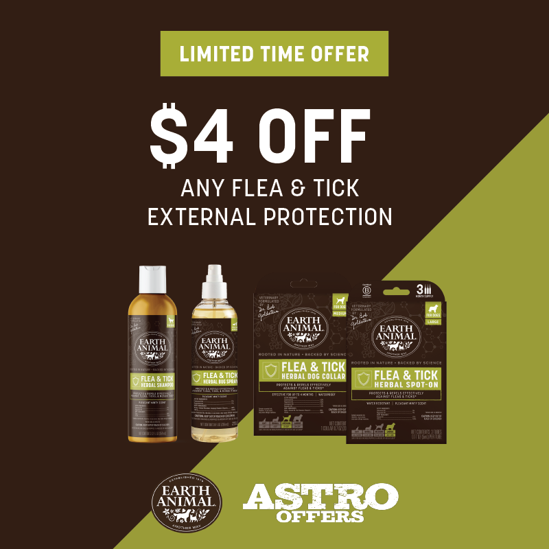 Astro | Earth Animal | $4.00 OFF Flea & Tick External Protection