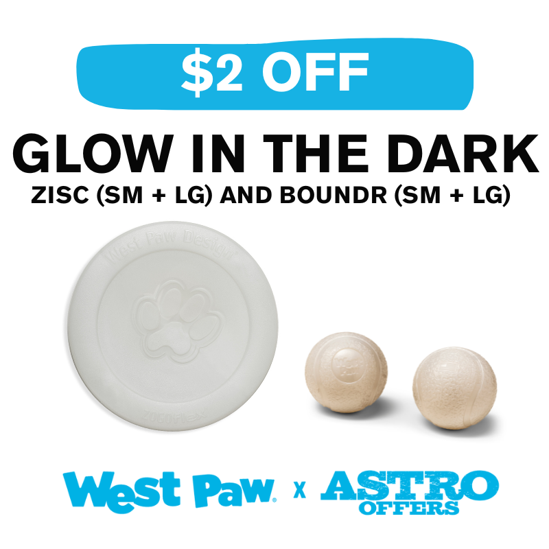 Astro | West Paw | $2.00 OFF Glow in the Dark Toys