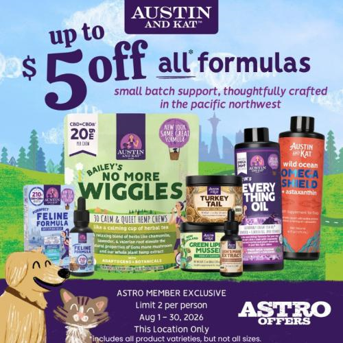 Astro | Austin and Kat (Private Program) | Dollars OFF Select Products