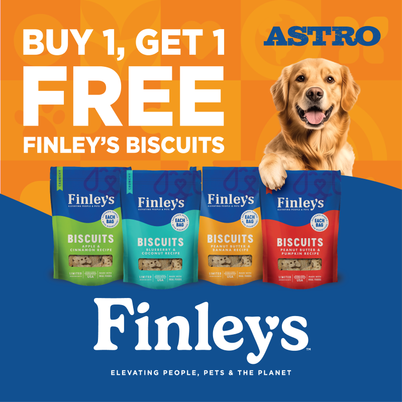 Astro | Finley's | Buy 1, Get 1 FREE on Finley's Biscuits
