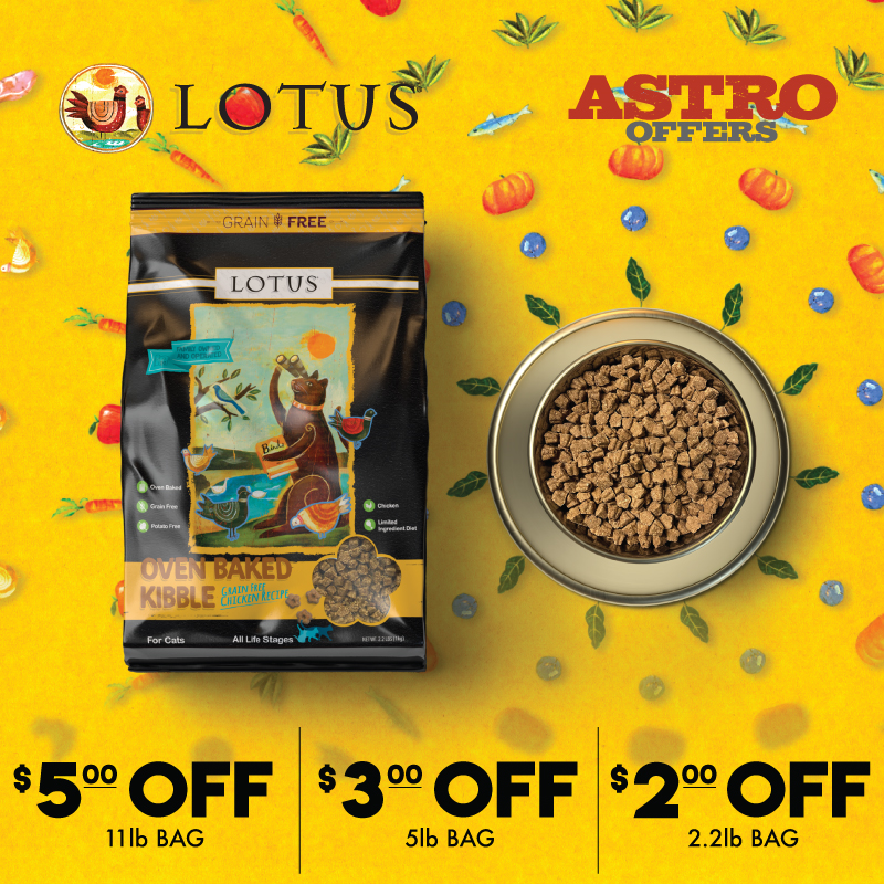 Astro | LOTUS | Dollars OFF Oven-Baked Cat Kibble