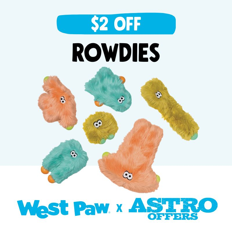 Astro | West Paw | $2.00 OFF Rowdies