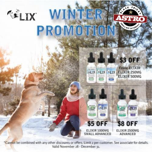 Astro | LIX | Black Friday | Dollars OFF Elixirs