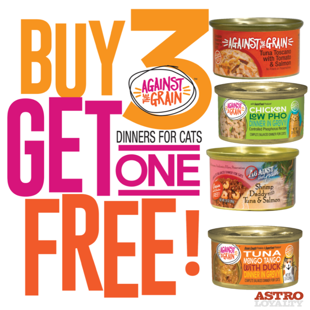 Astro | Against the Grain | Buy 3, Get 1 FREE on Cat Cans