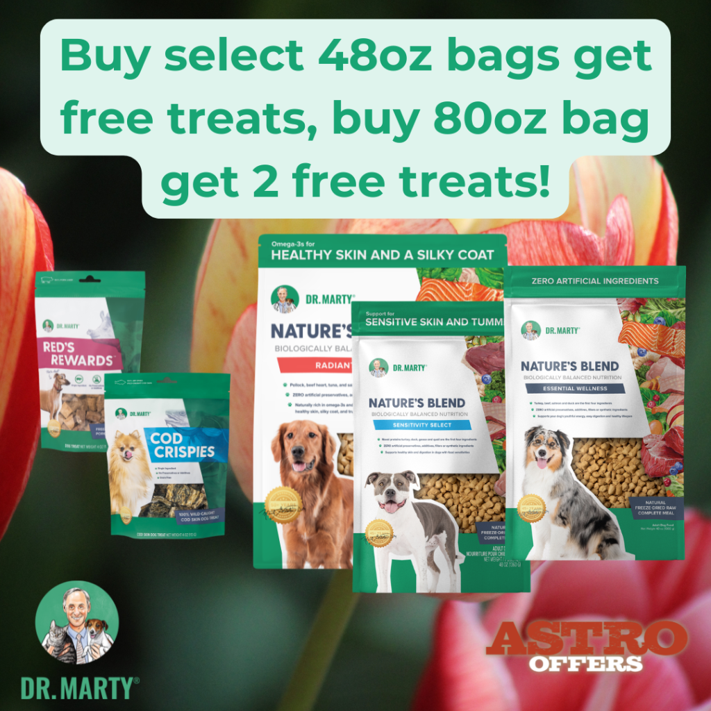 Astro | Buy a Select 48oz Bag, Get a FREE 4oz Treat!