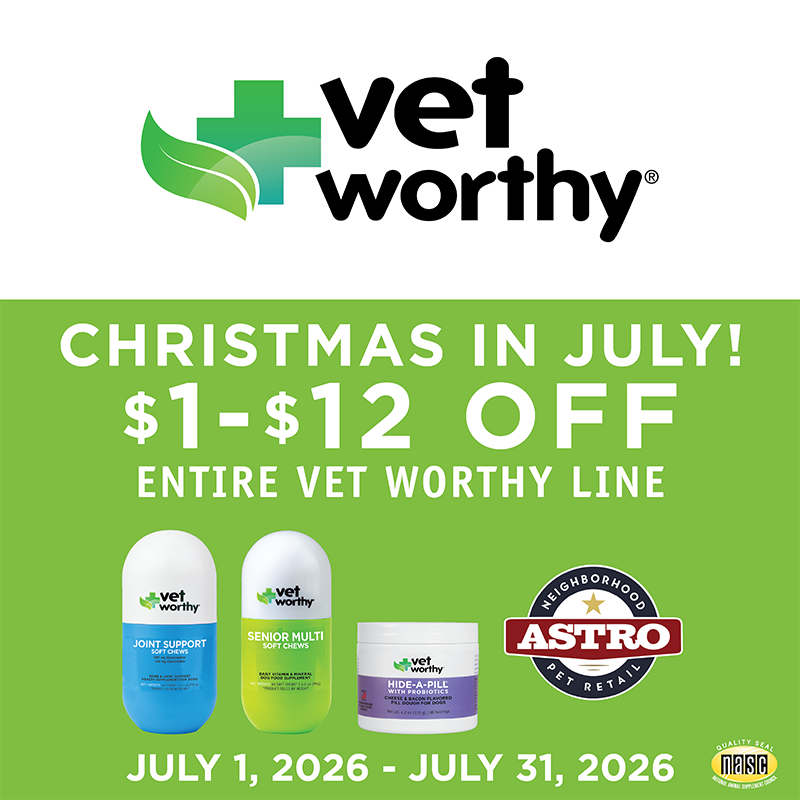 Astro | Vet Worthy | Dollars OFF All Products!