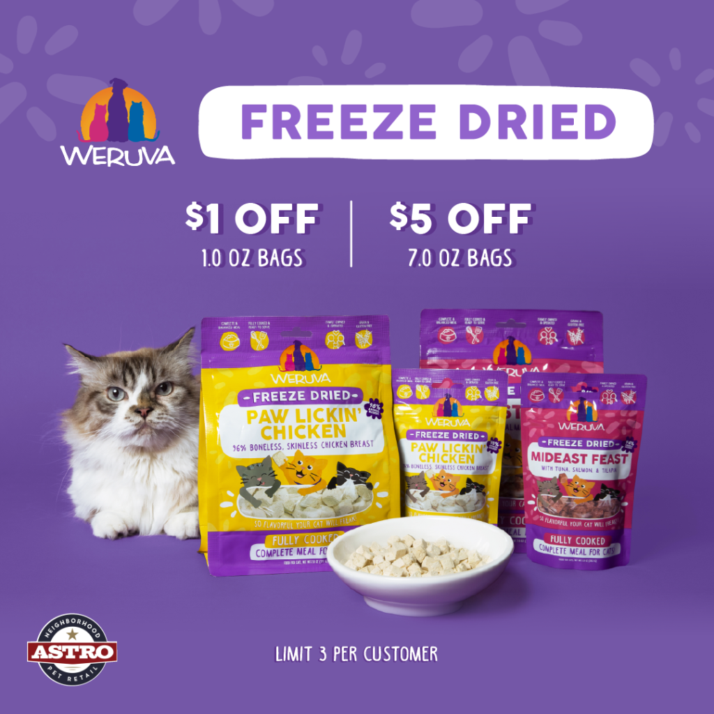 Astro | Weruva | Dollars OFF Fully Cooked Freeze Dried Cat Food