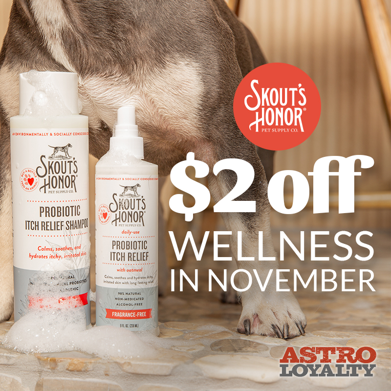 Astro | Skout's Honor | $2.00 OFF Wellness Products