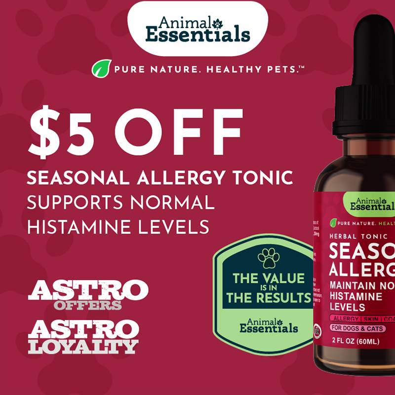 Astro | Animal Essentials | $5.00 OFF Seasonal Allergy Tonic