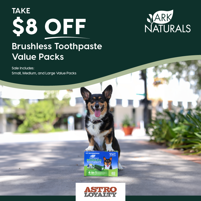 Astro |  Ark Naturals | $8.00 OFF Brushless Toothpaste Value Packs