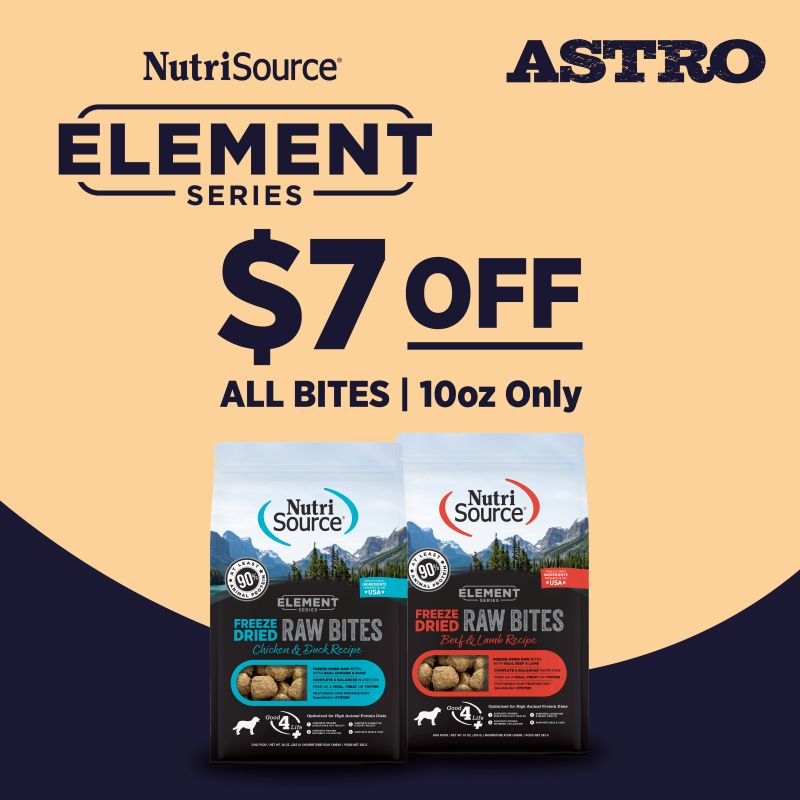 Astro | Element Series | $7.00 OFF 10oz Freeze Dried Bites