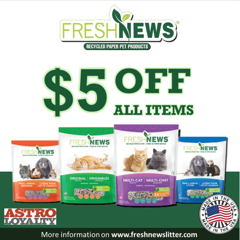 Astro | Fresh News | $5.00 OFF All Products