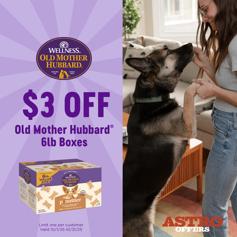 Astro | Old Mother Hubbard | $3.00 OFF 6lb Boxes
