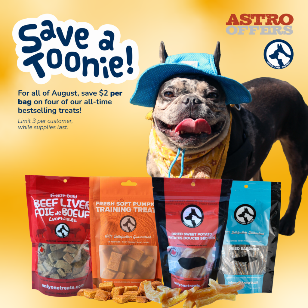 Astro | Only One Treats | $2.00 OFF Bestselling Treat Bags