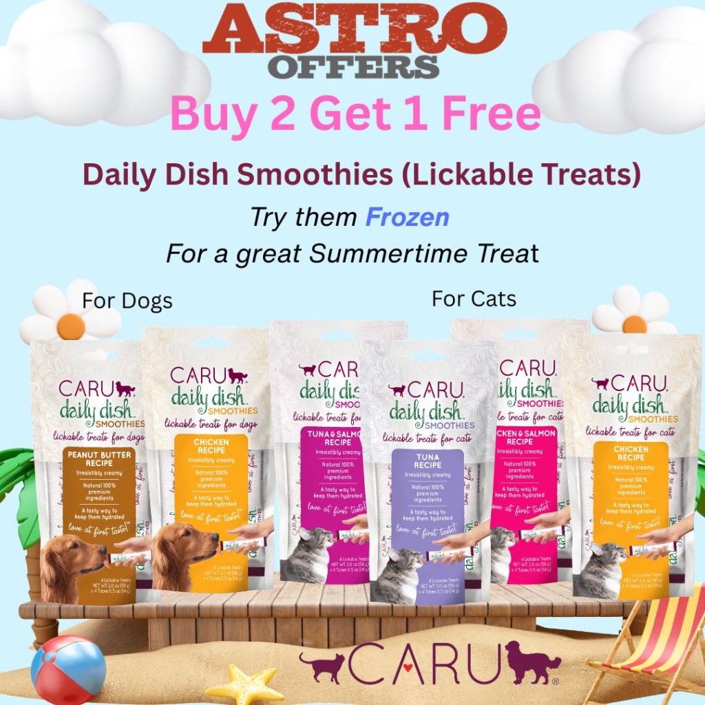 Astro | Caru | Buy 2, Get 1 FREE on Daily Dish Smoothies