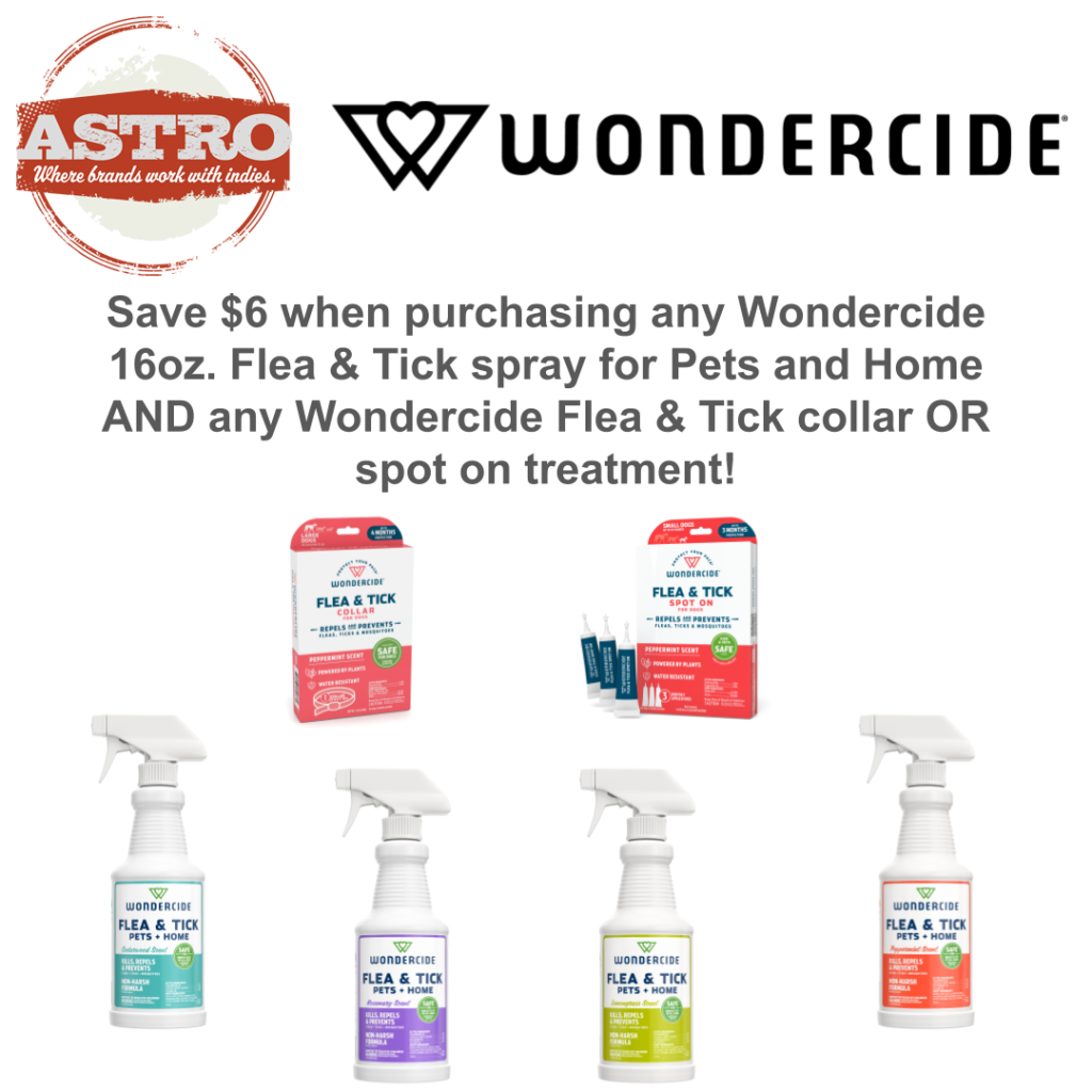Astro | Wondercide | $6.00 OFF a Qualifying Flea and Tick Purchase!
