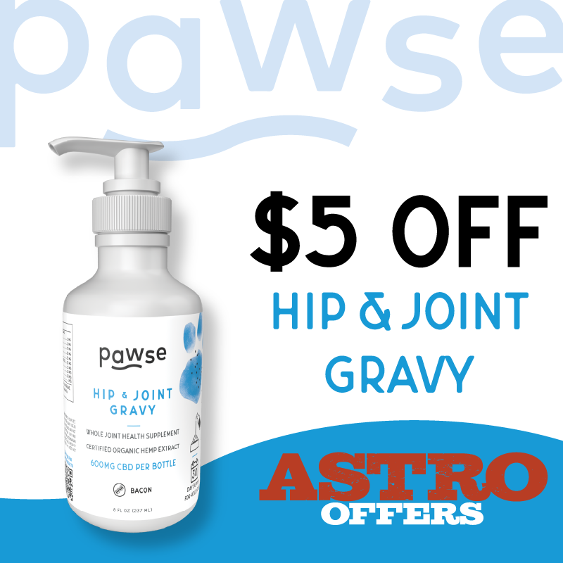 Astro | Pawse | $5.00 OFF Hip & Joint Gravy 