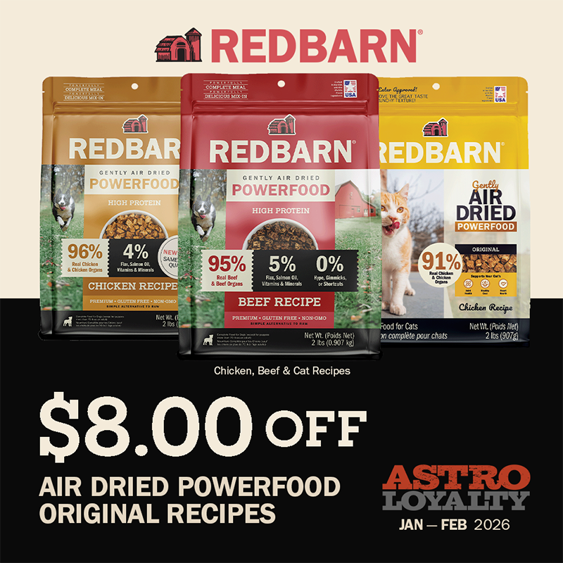 Astro | Redbarn | $8.00 OFF Air Dried PowerFood Original Recipes