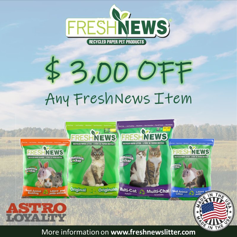 Astro | Fresh News | $3.00 OFF All Products
