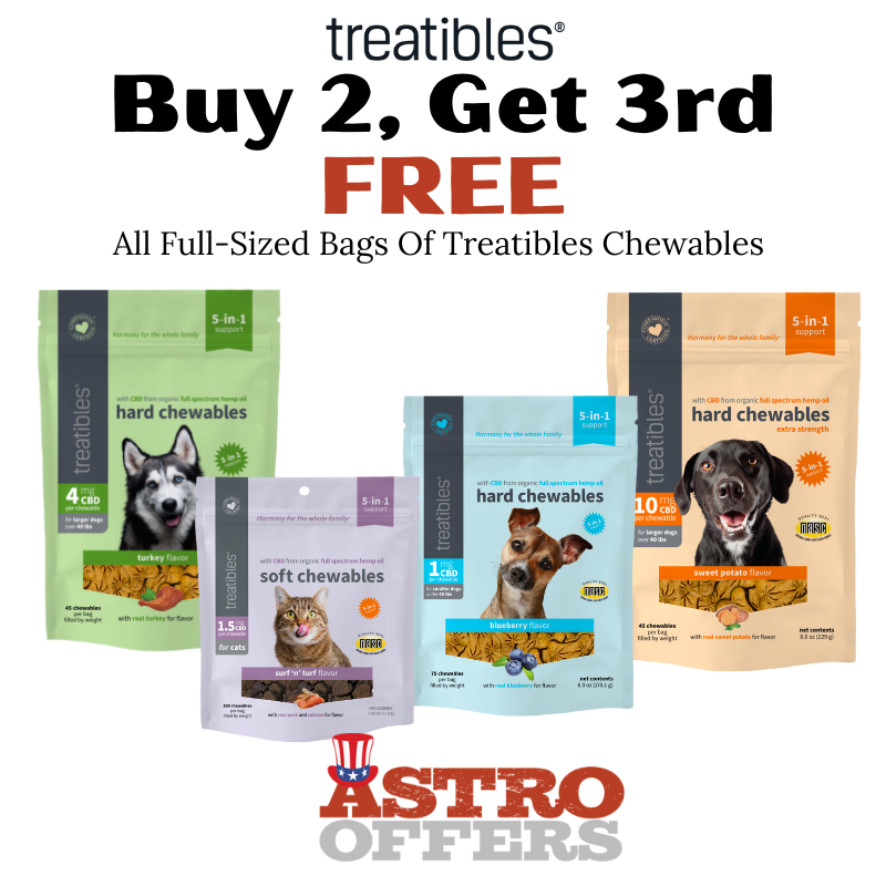 Astro | Treatibles | Buy 2, Get 1 Free on Full Size Chewables
