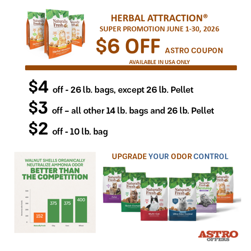 Astro | Naturally Fresh US | Dollars OFF Litter