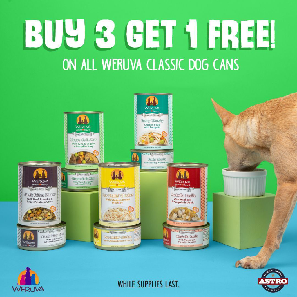 Astro | Weruva (Private Offer) | Buy 3, Get 1 FREE on Classic Dog Cans