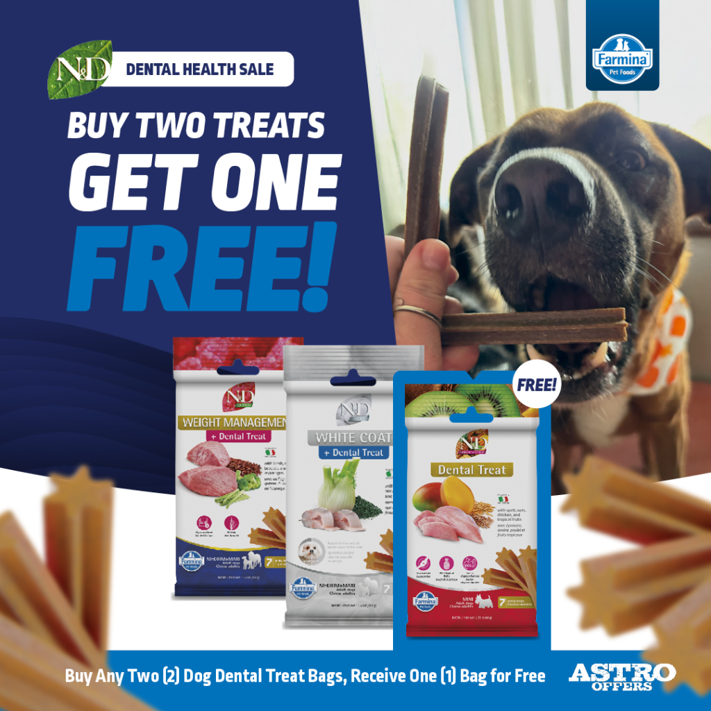 Astro | Farmina | Buy 2, Get 1 FREE on N&D Dental Dog Treats