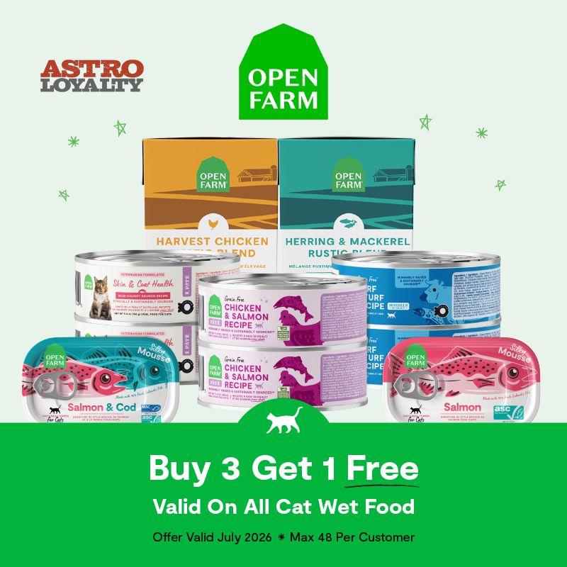 Astro | Open Farm | Buy 3, Get 1 FREE on All Cat Wet Food