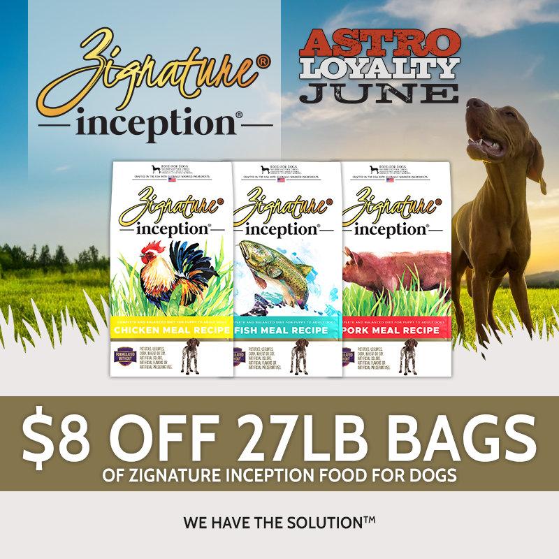 Astro | Zignature inception | $8.00 OFF 27lb Bags