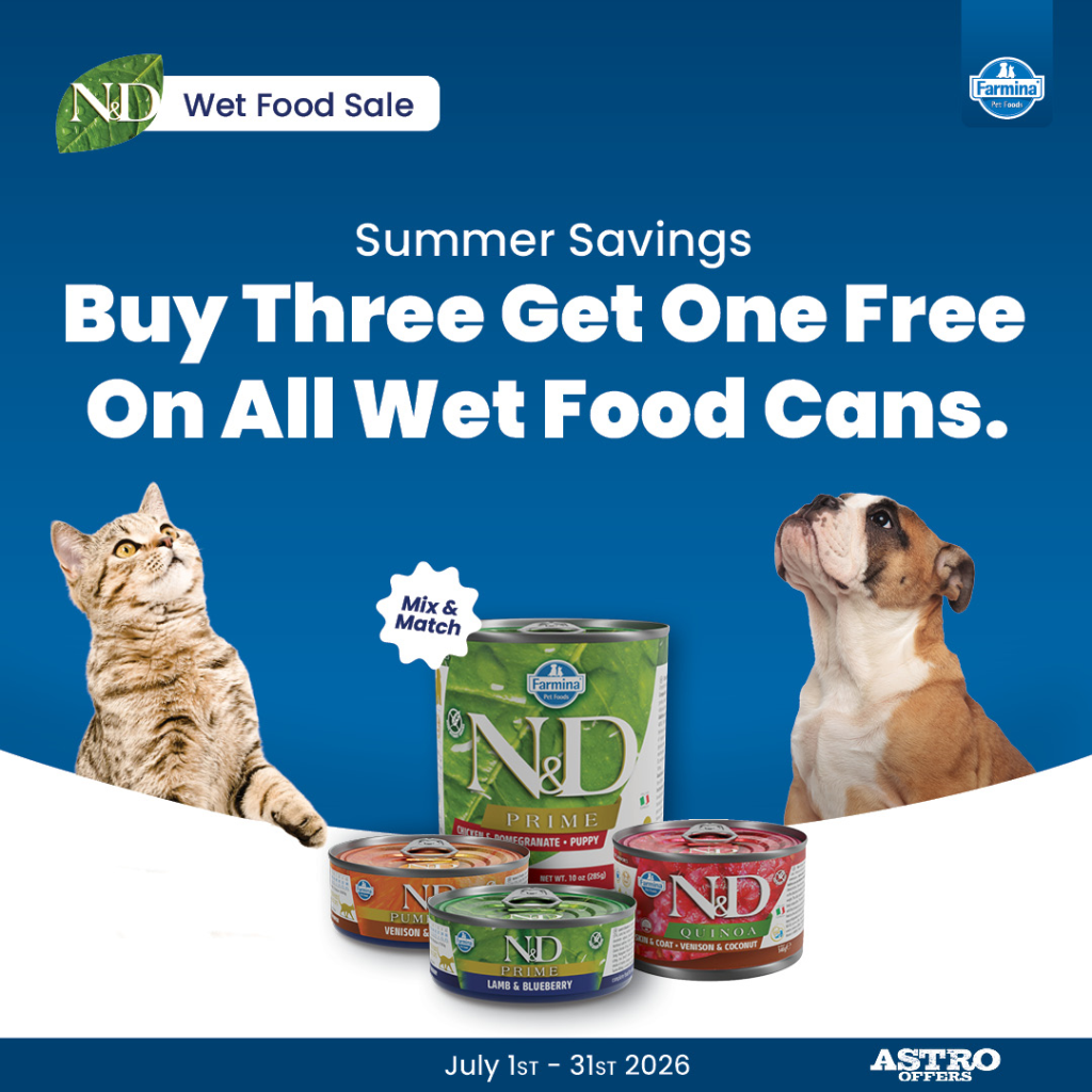 Astro | Farmina | Buy 3, Get 1 FREE on N&D Wet Food