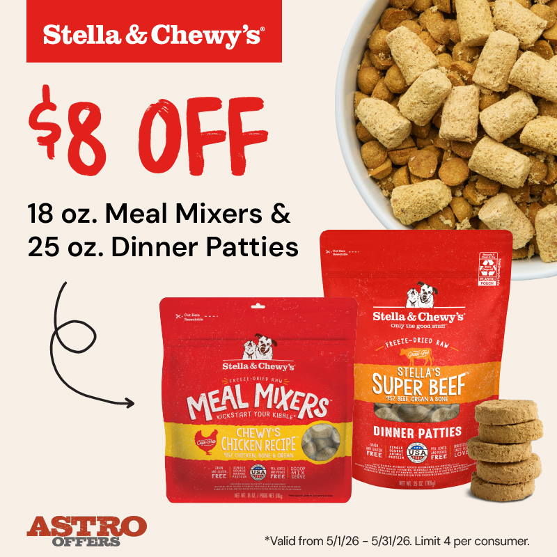 Astro | Stella & Chewy's | $8.00 OFF Select Freeze Dried