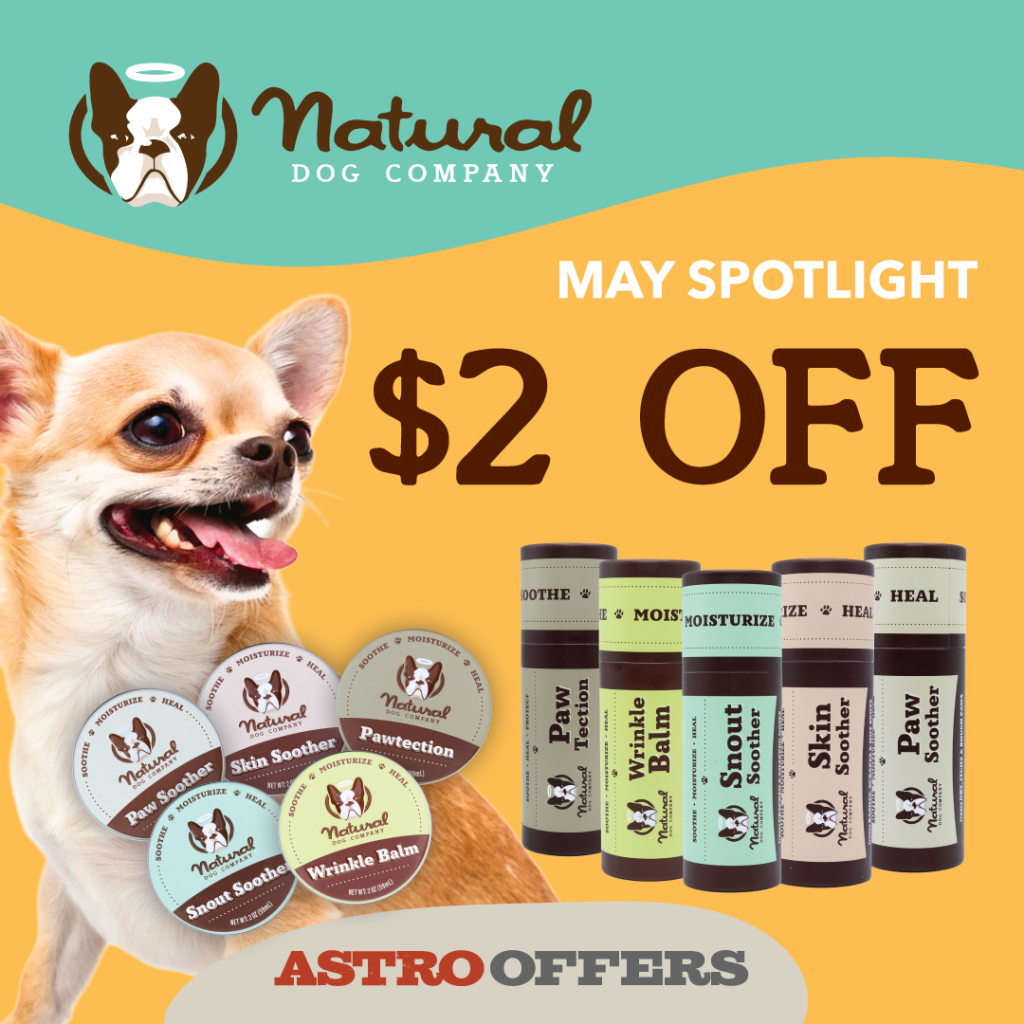 Astro | Natural Dog Company | $2.00 OFF 2oz Balms