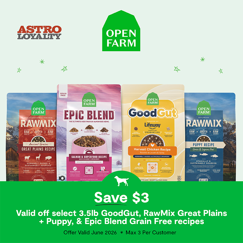 Astro | Open Farm | $3.00 OFF Select 3.5lb Recipes