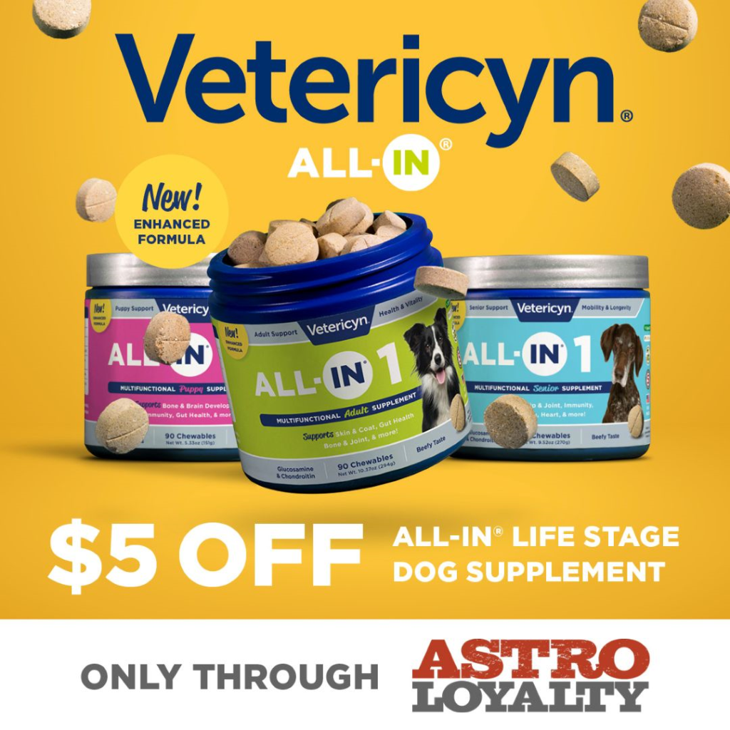 Astro | Vetericyn | $5.00 OFF ALL-IN 1 Supplements