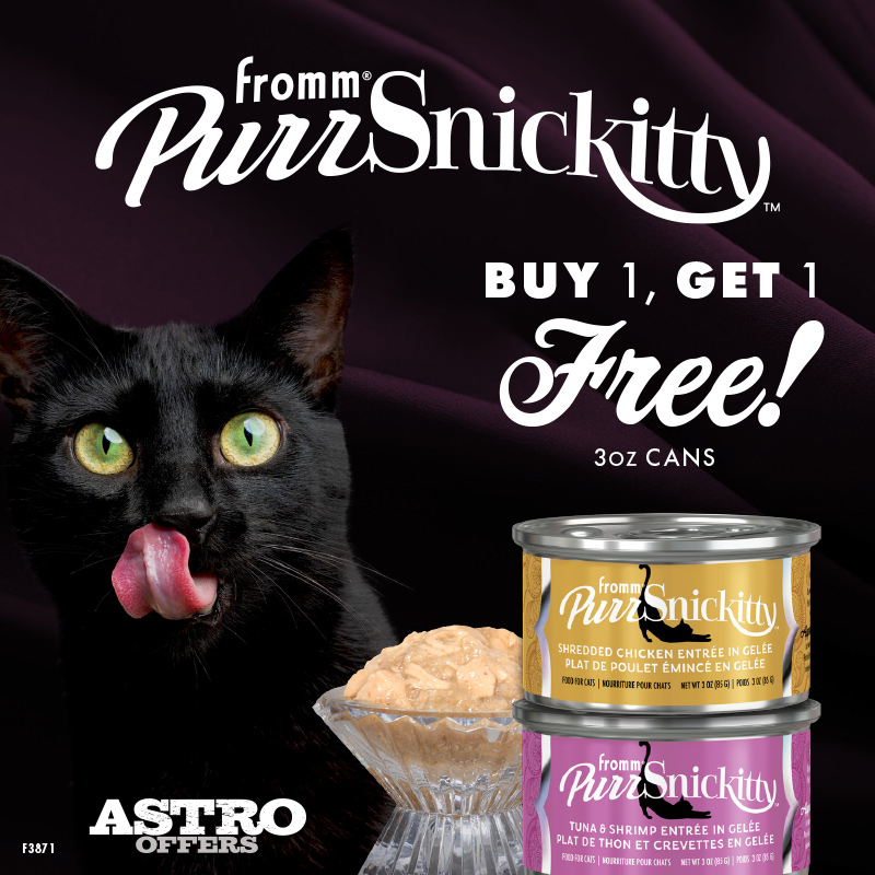 Astro | Fromm | Buy 1, Get 1 FREE on PurrSnickitty 3oz Cans