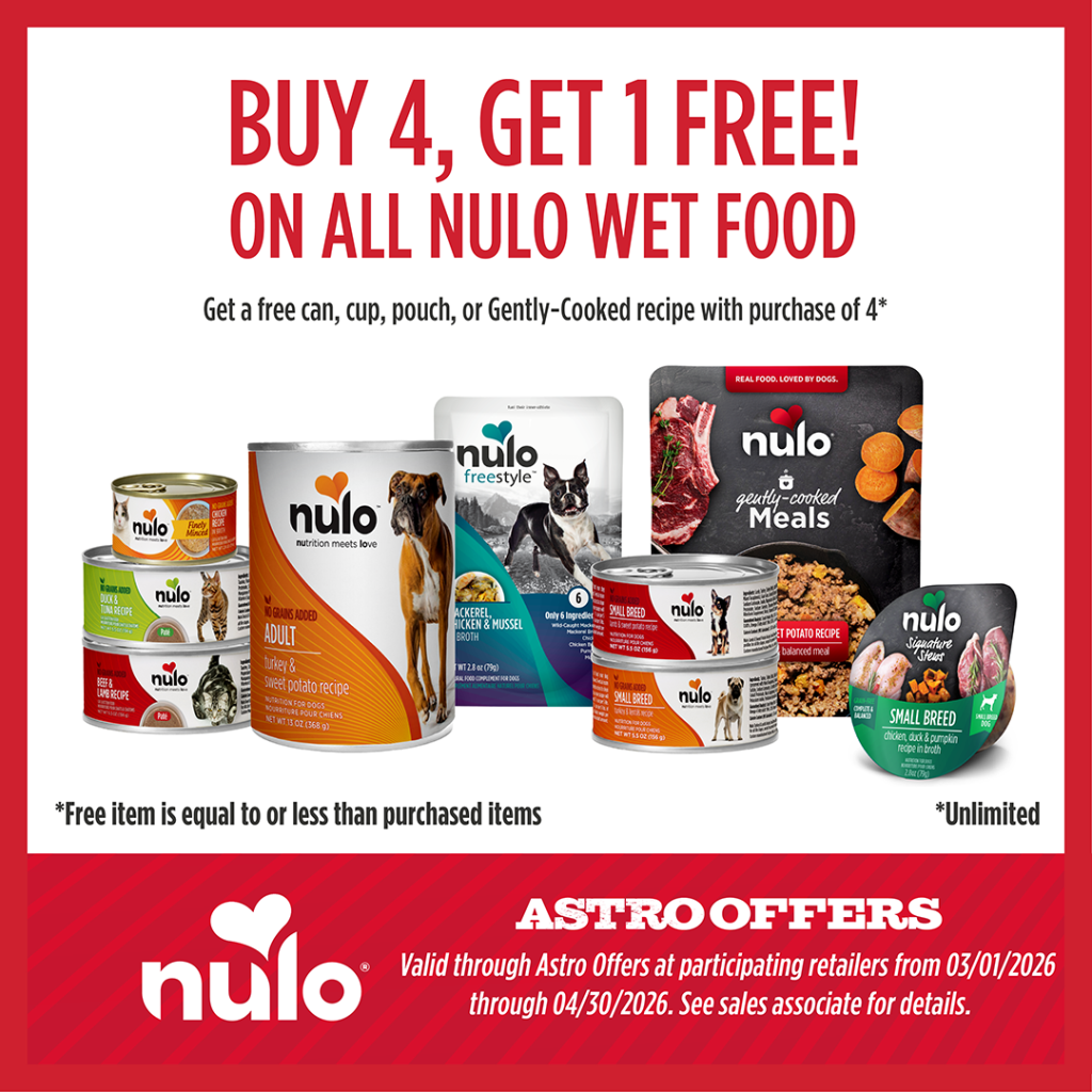 Astro | Nulo USA | Buy 4, Get 1 FREE on 6oz Dog & Cat Wet Food