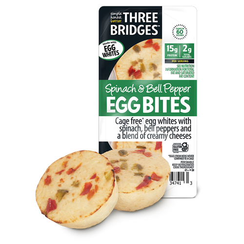 THREE BRIDGES egg bites