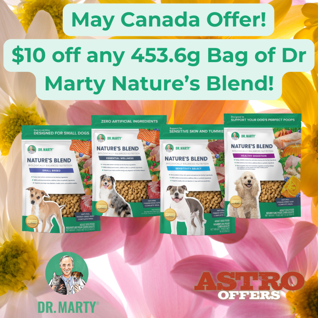 Astro | Dr. Marty's Canada | $10.00 OFF 454g Nature's Blend!