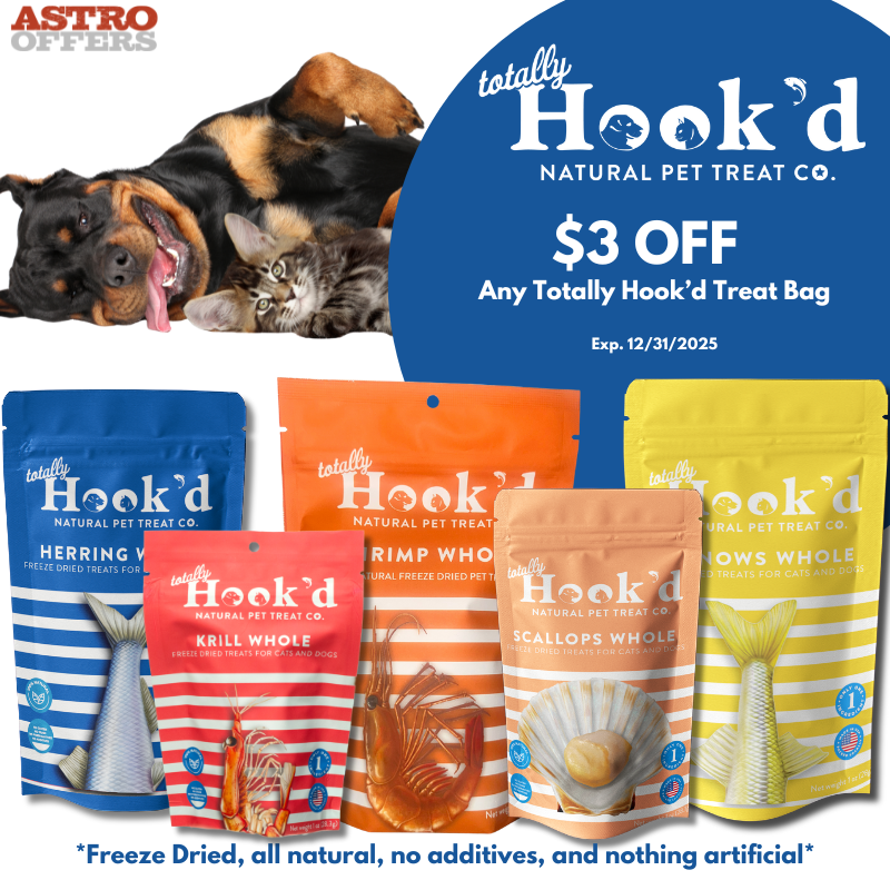 Astro | Totally Hook'd | $3.00 OFF All Treats 