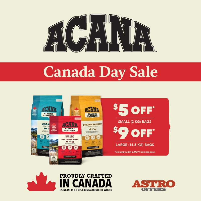 Astro | ACANA (Private Offer) | Dollars OFF Select Dry Dog Food