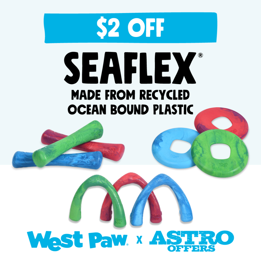 Astro | West Paw | $2.00 OFF Seaflex Toys