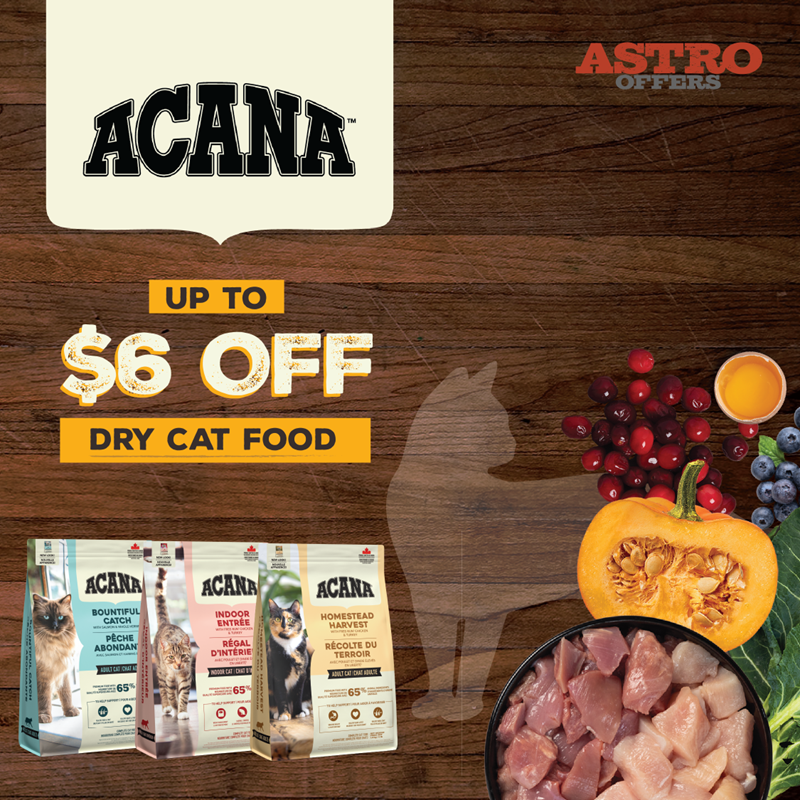 Astro | ACANA | Dollars OFF Dry Cat Food