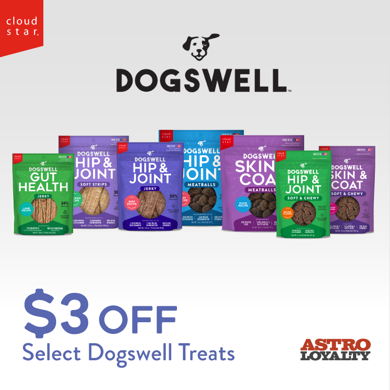 Astro | Dogswell | $3.00 OFF Select Dogswell Treats 
