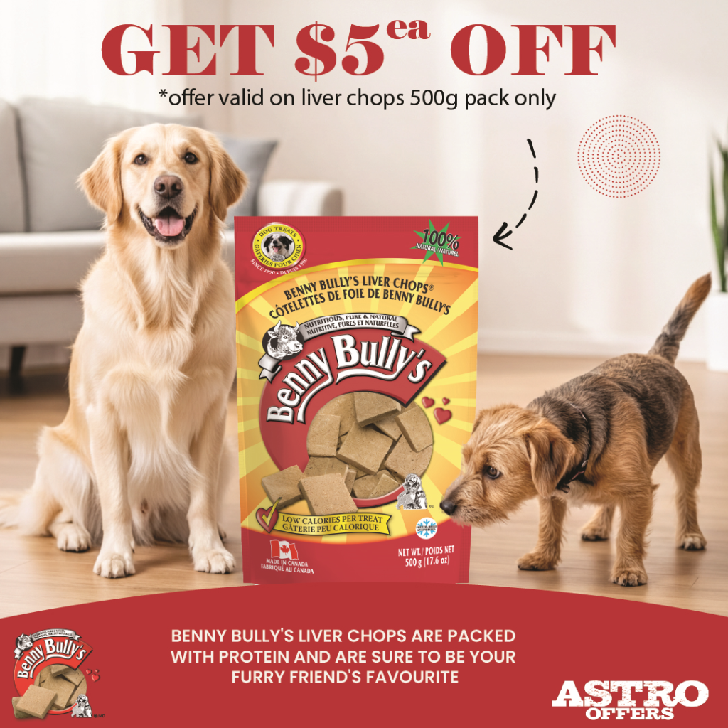 Astro | Benny Bully's | $5.00 OFF 500g Benny Bully's Liver Chops 