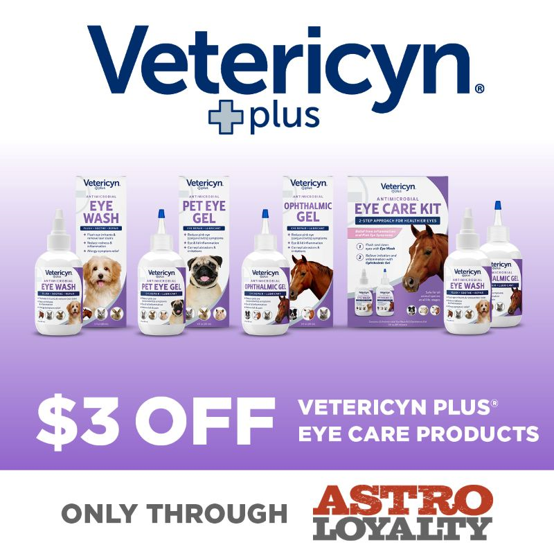 Astro | Vetericyn | $3.00 OFF Eye Care Products