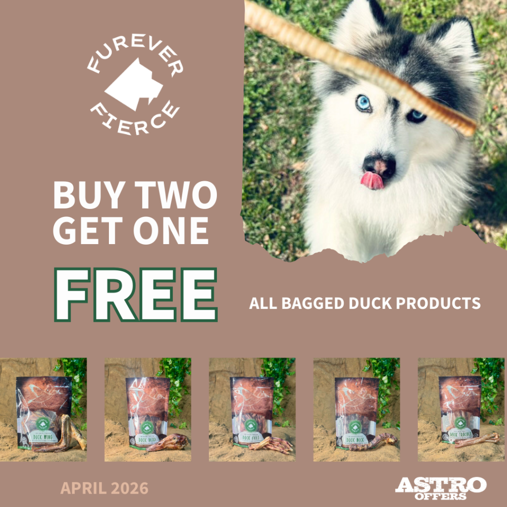 Astro | Furever Fierce |  Buy 2, Get 1 FREE on Bagged Duck Chews