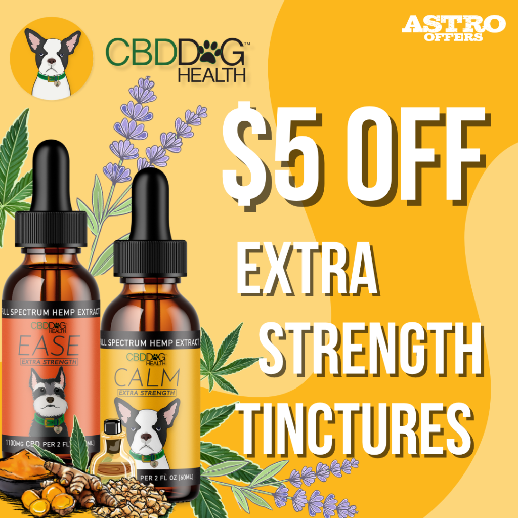 Astro | CBD Dog Health | $5.00 OFF Extra Strength Tinctures