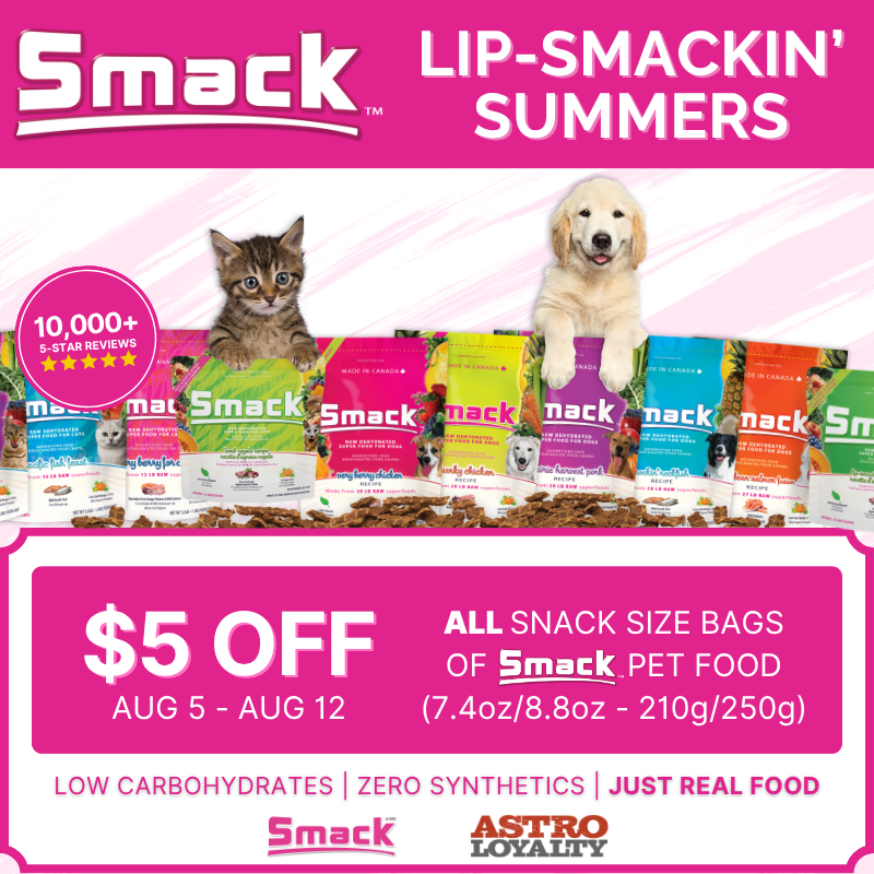 Astro | Smack | $5.00 OFF Snack-Sized Bags 