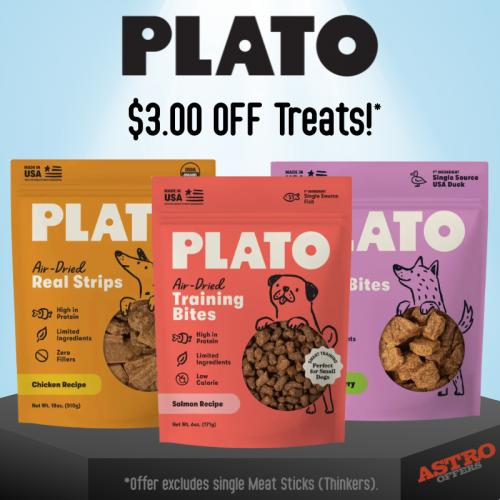 Astro | Plato | $3.00 OFF Treats!
