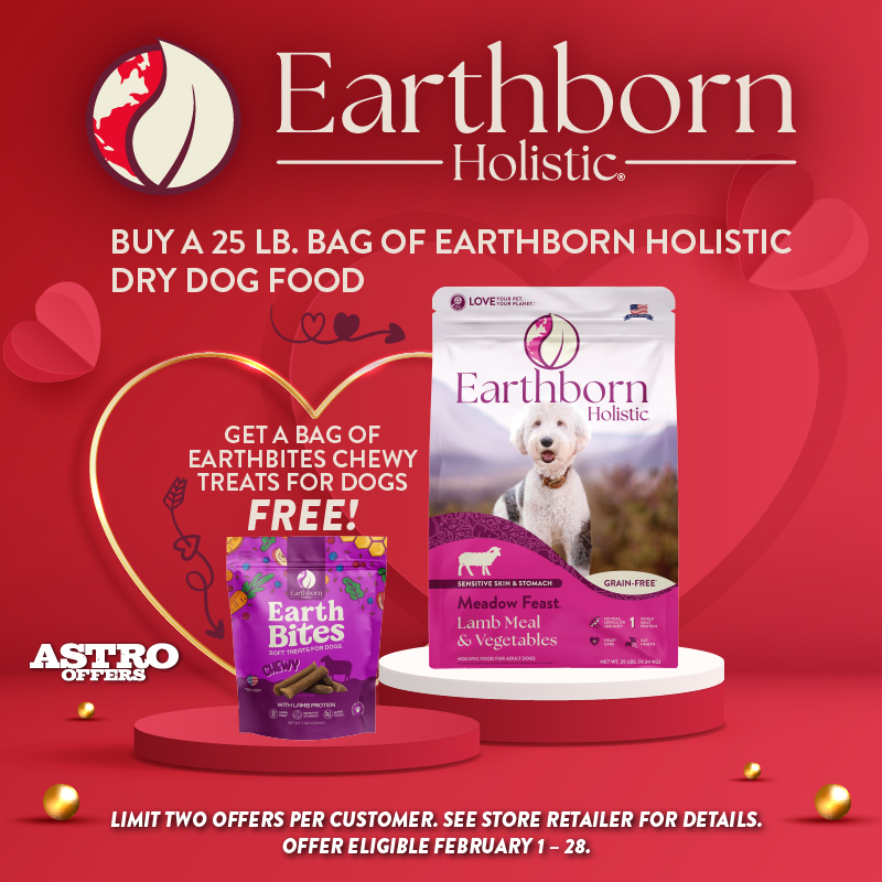 Astro | Earthborn Holistic | Buy a 25lb Bag, Get a Chewy Treat FREE!